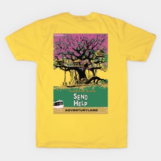 "SEND HELP" - Disnerland Parody T-Shirt